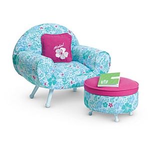 Kalanis chair and leg rest